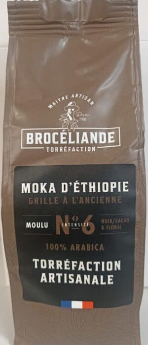 Café Moka d'Ethiopie Moulu 250gr